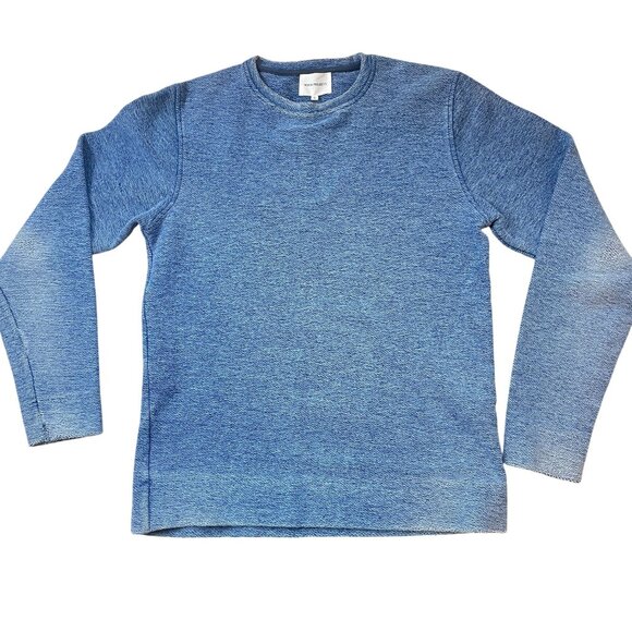 Norse Projects Mens Blue Cotton Crewneck Sweatshirt Cold Weather Wear - Picture 1 of 8